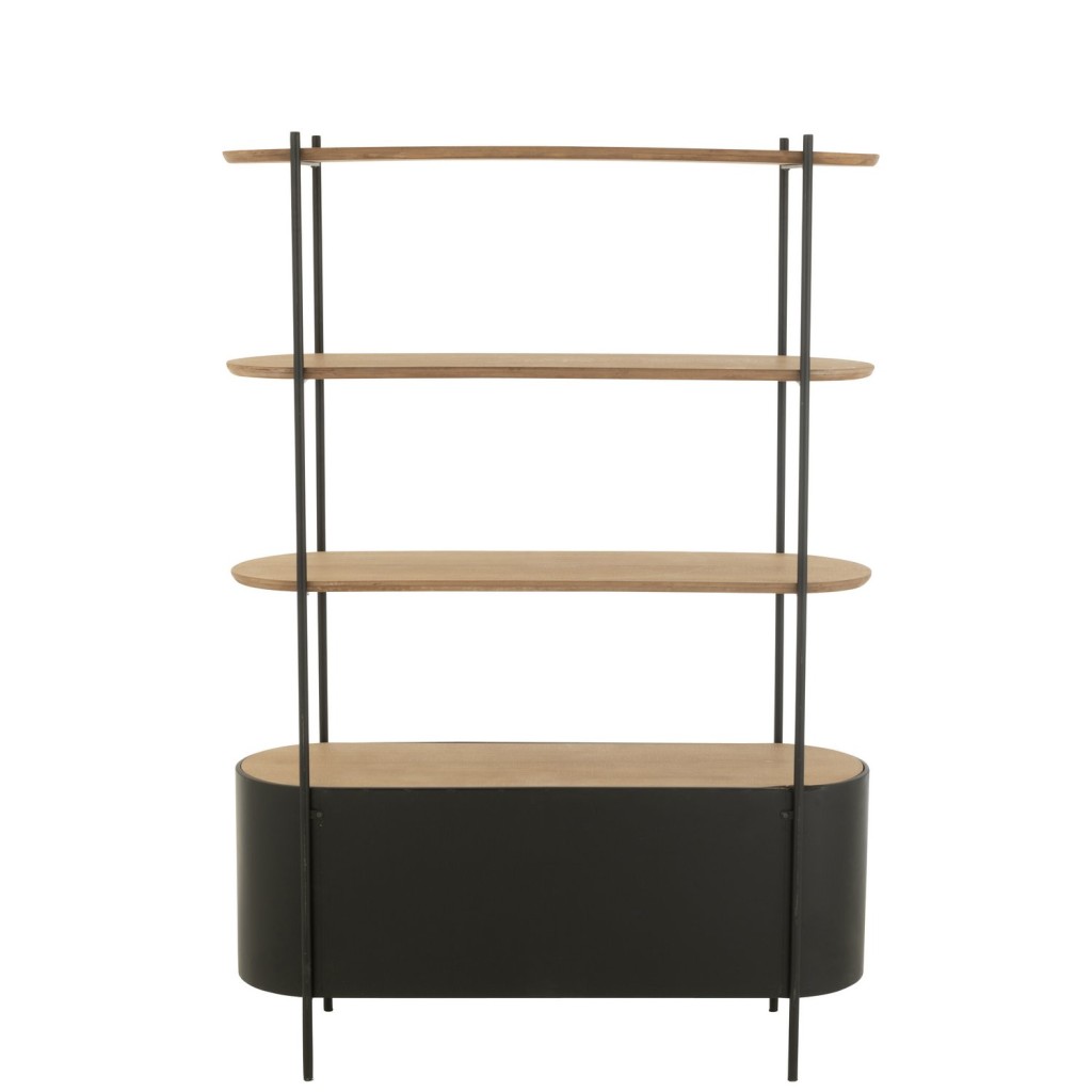 J-Line Rek Uvy Ijzer Naturel/Zwart