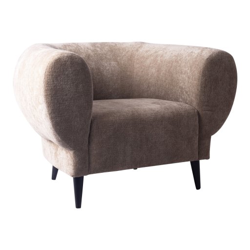 Elefan Cream Fauteuil Round Armrest