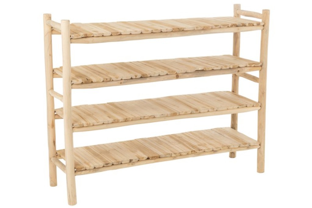 J-Line Rek Ranch Teak Hout Naturel