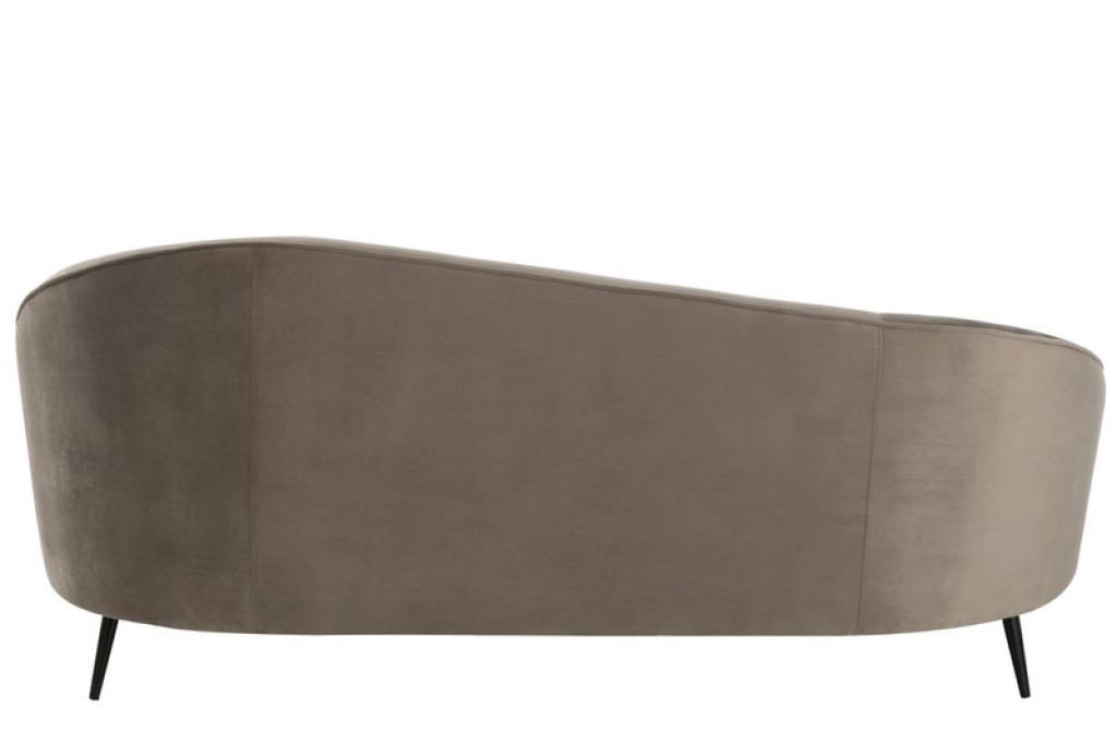 J-Line Sofa Elisabeth Textil Silver