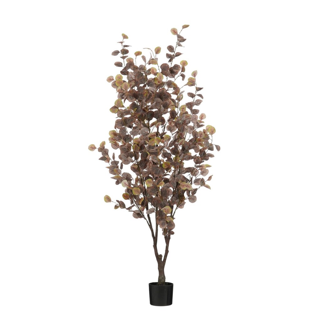 Eucalyptus Kunstplant in Bloempot - H180 x Ø80 cm - Brons