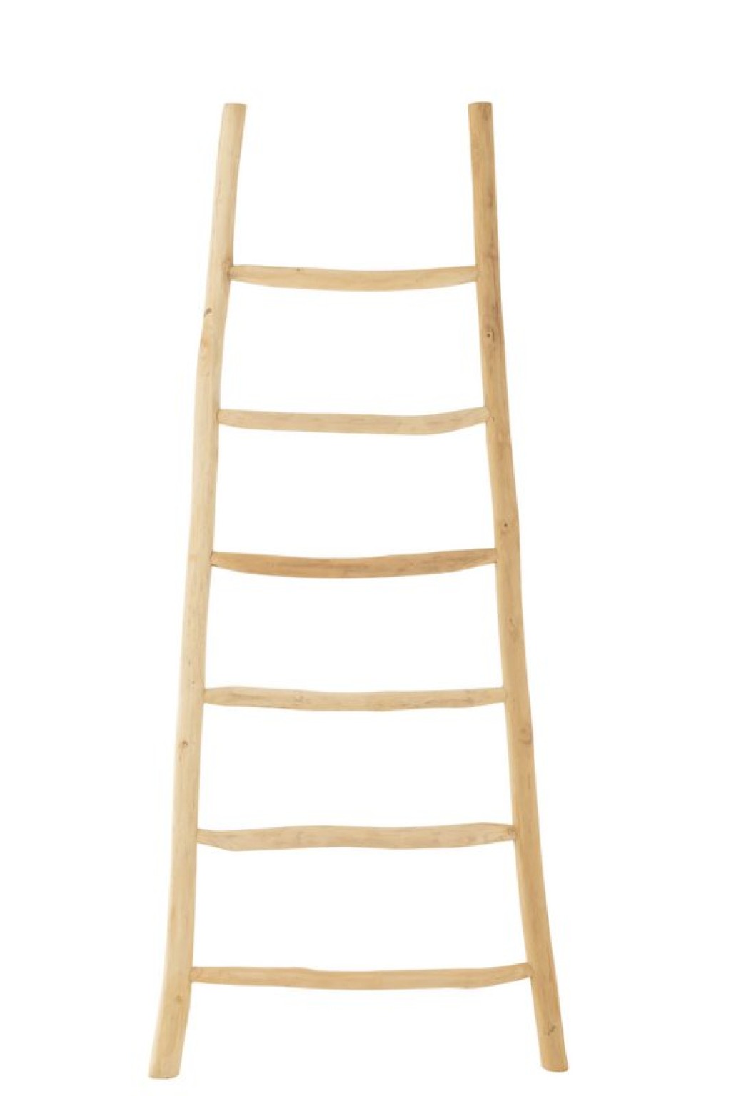 J-Line Ladder 6 Steps Teak Wood Natural