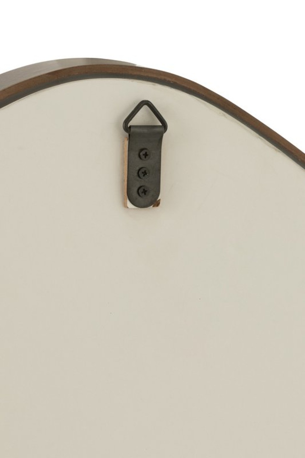 J -Line Spiegel Abstract - Glass - Dark Brown - Large - Ø 79 cm