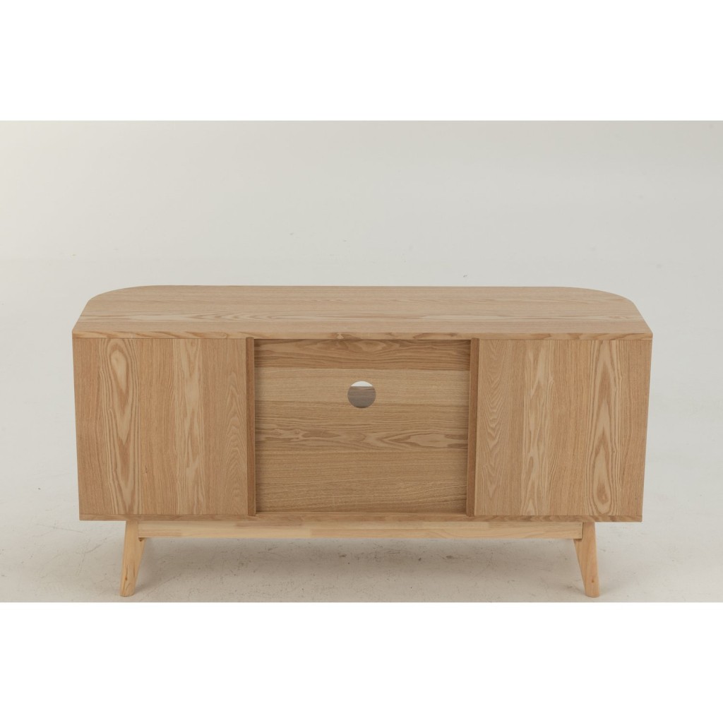 J-Line kast Rond - dennenhout - naturel - small