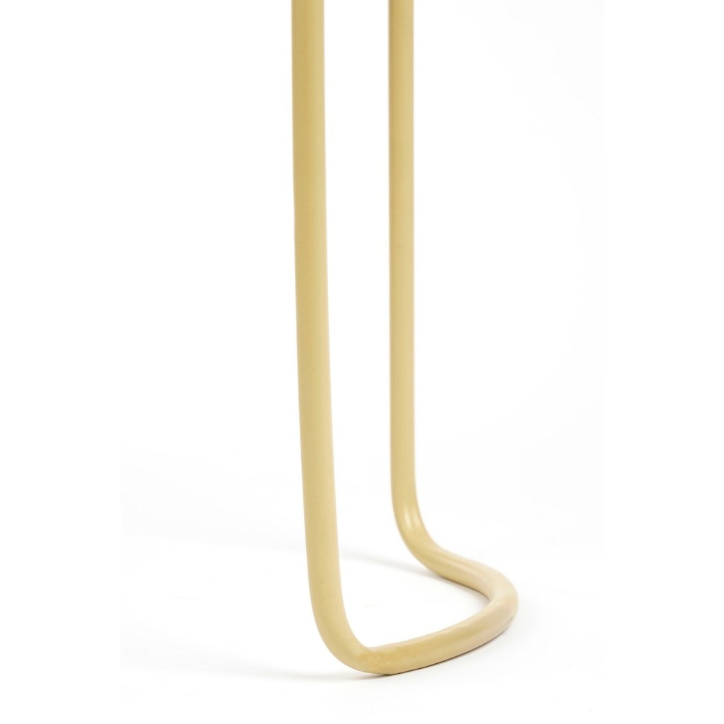 Moritz Bloempot op Standaard - L55 x B24 x H65 cm - IJzer - Beige