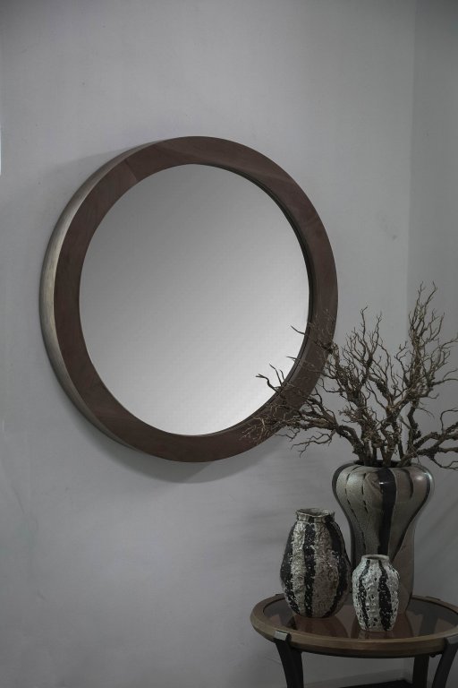 Channel Natural Firwood Veneer Mirror Thick S