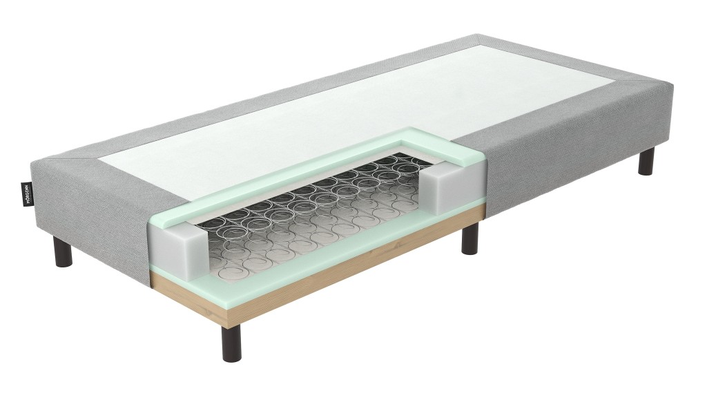 Mörgenn Losse boxspring Bonellvering Grijs 100x200