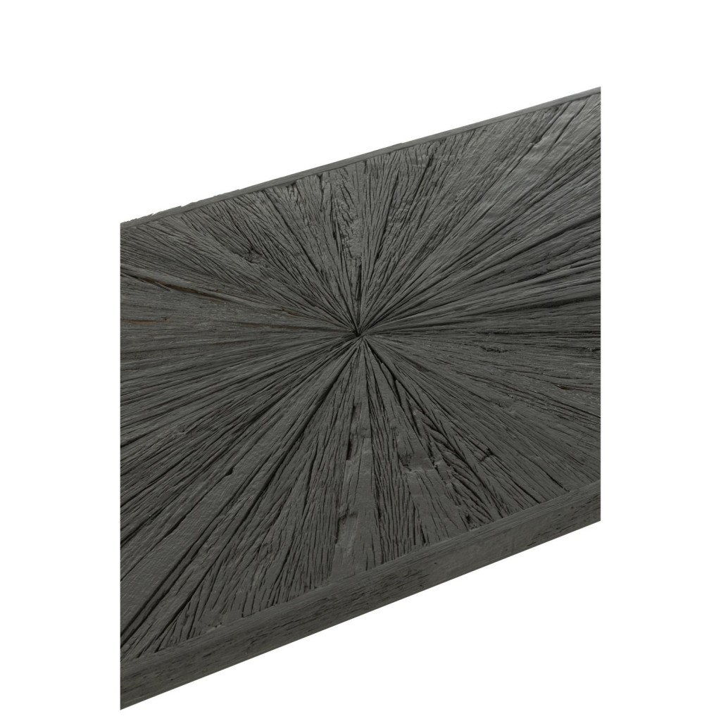 J-Line Salontafel Shanil Hout/Ijzer Zwart - 120.5 x 70 x 47 cm