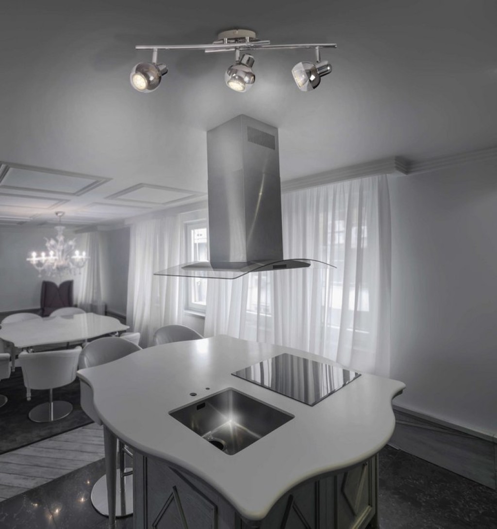 3 LED wall and ceiling lights "Boccia"