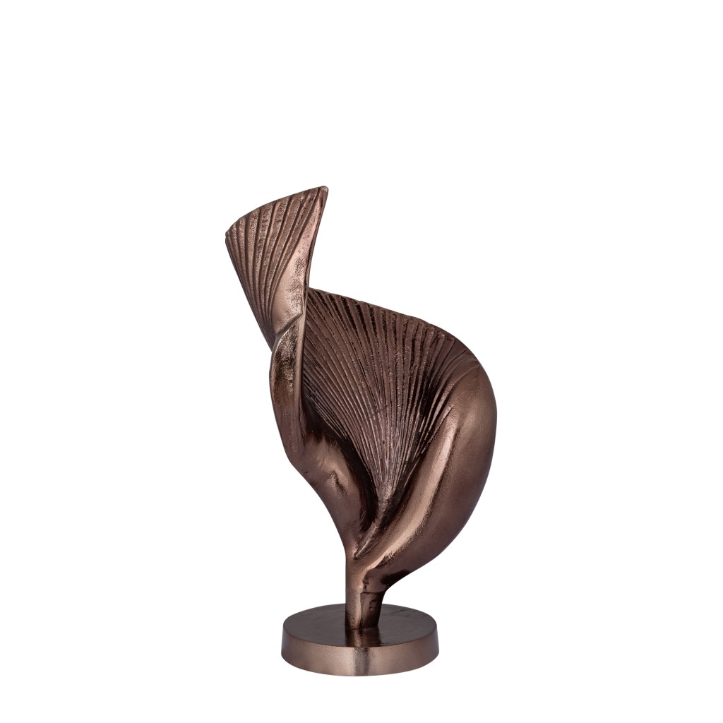 Roweyda Bronze Alu Statue Shell Shaped Small