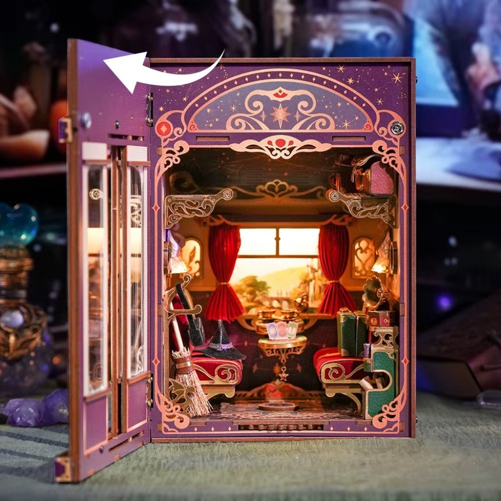 Tonecheer, DIY Book Nook, Magical Journey, TQ441, 15,8x22,4x22,5cm