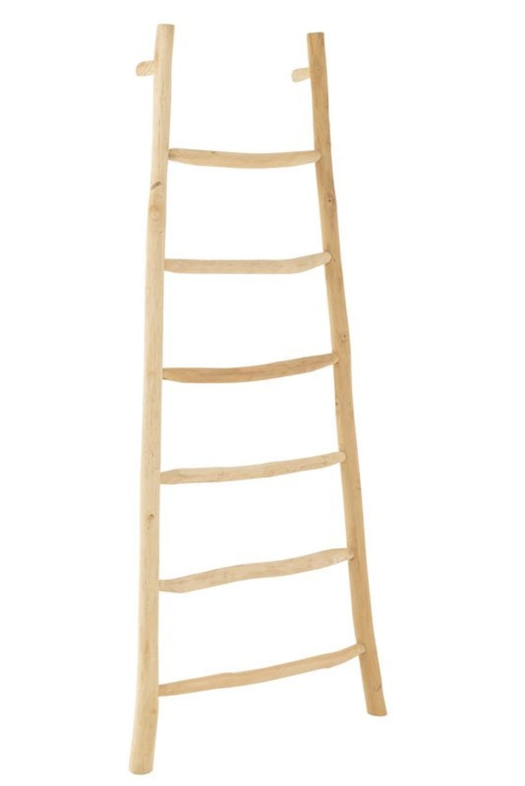 J-Line Ladder 6 Steps Teak Wood Natural