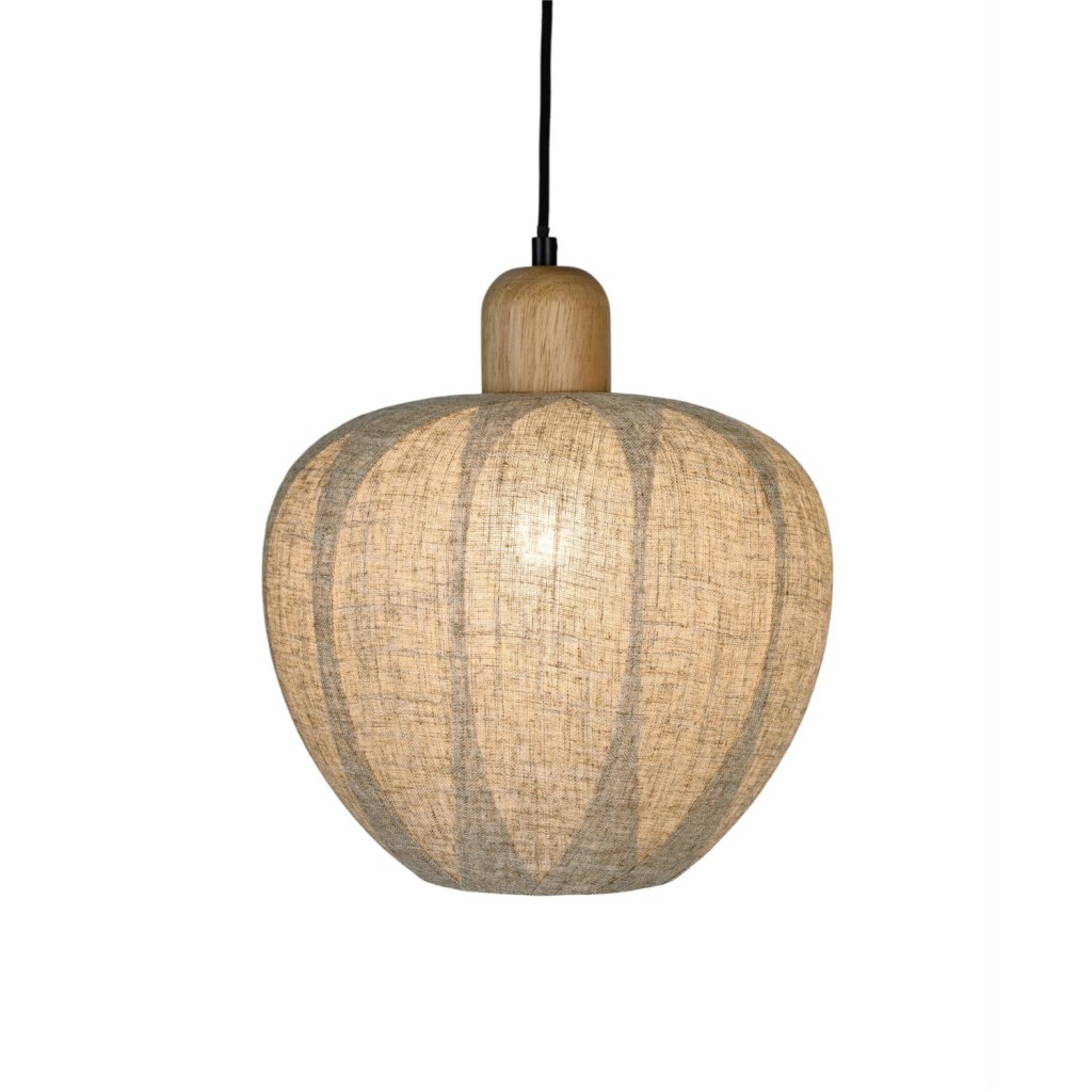 Hanglamp NOVA parelgrijs Ø28x25cm