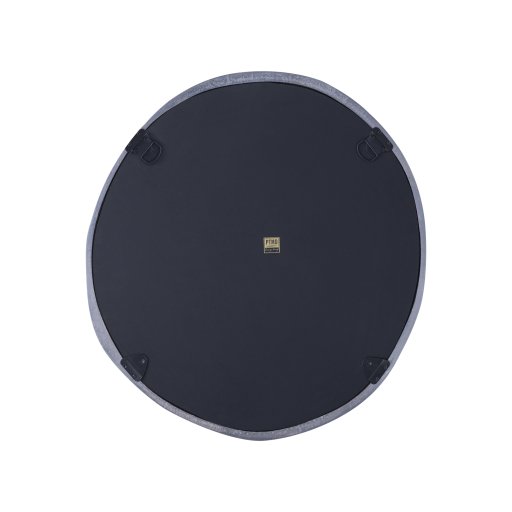 Limera Nickel Alu Round Mirror Irregular Border S