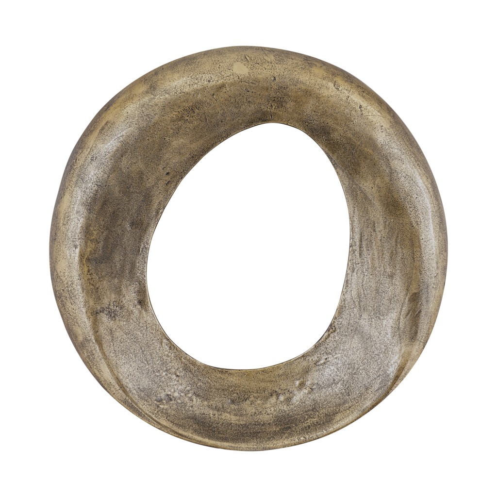 Daweson Brass Casted Alu Wall Panel Open Round L