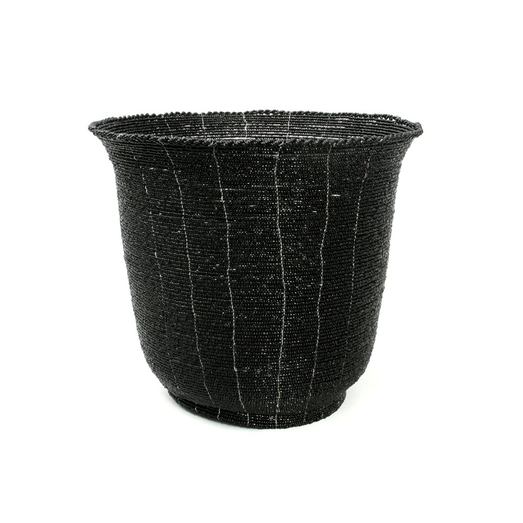 The Beaded Bowl High - Zwart - L