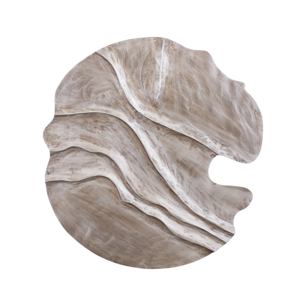 Samraj Brown MDF Wall Panel Wave Structure