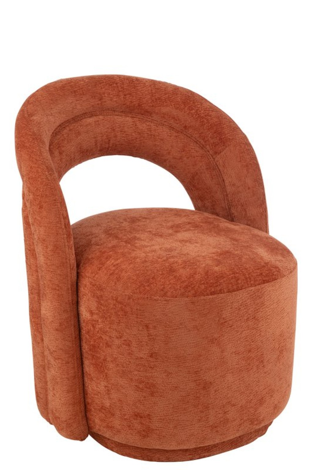 J -Line Chair Accent - Textile - Orange/Rust