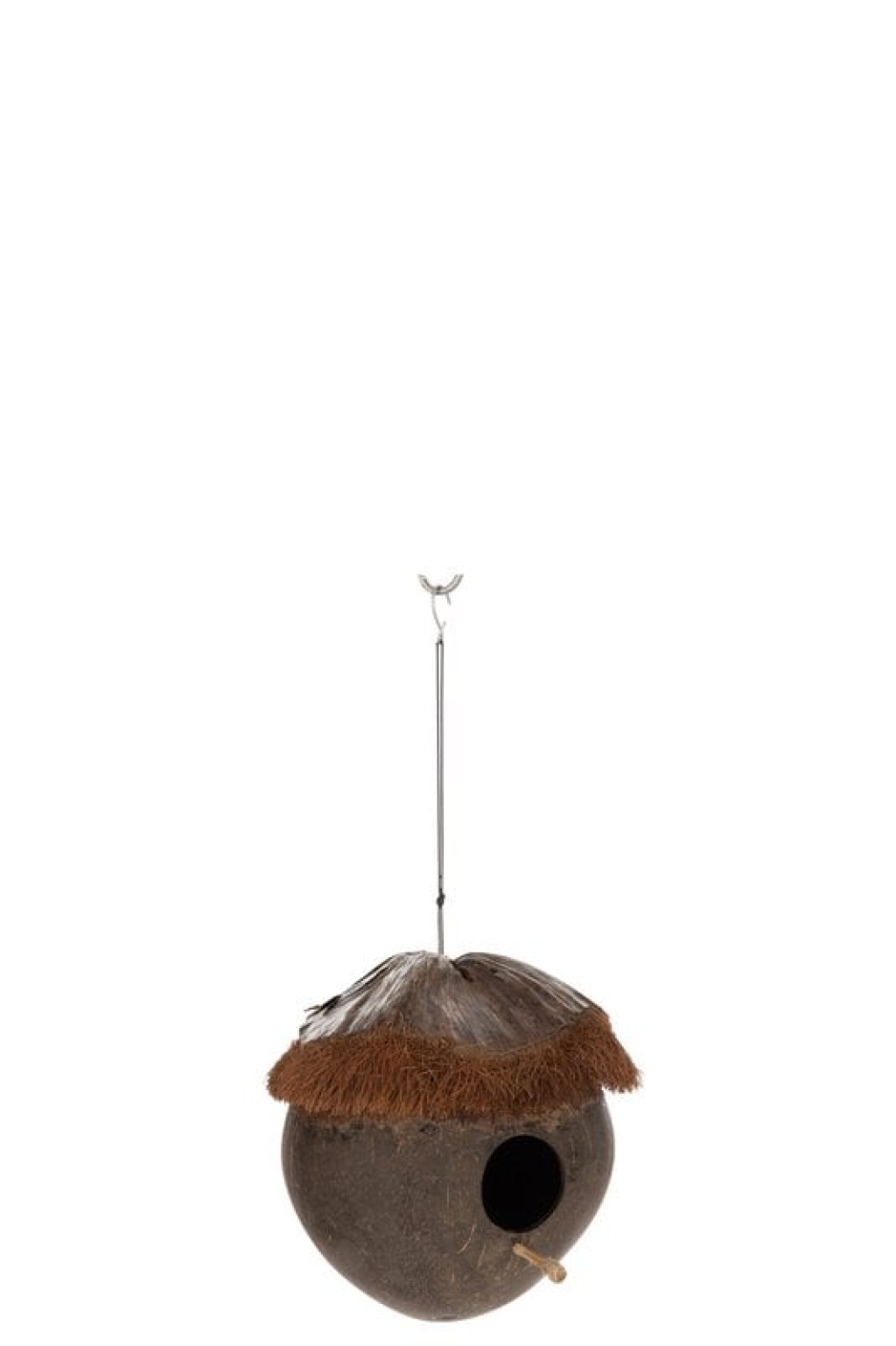 J-Line Birdhouse Coconut Brown