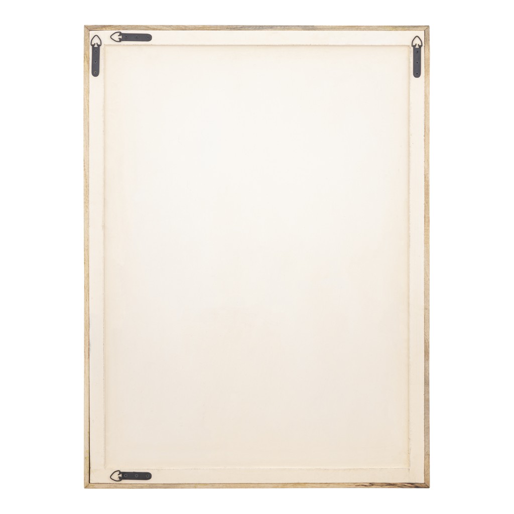 Elasah Cream Wooden Rect Wall Panel Hexagon