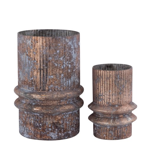 Koi Bronze Antique Stormlight Round Ribbed S