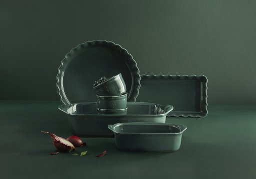 Emile Henry Schaal rechthoekig E-box - 300x190mm - Cèdre