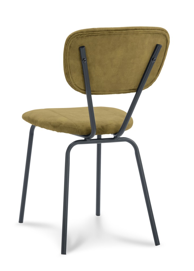 Stoel Aristo | Eetkamerstoel in Stof Adore | Sierknopen | 4 Kleuren - Hunter