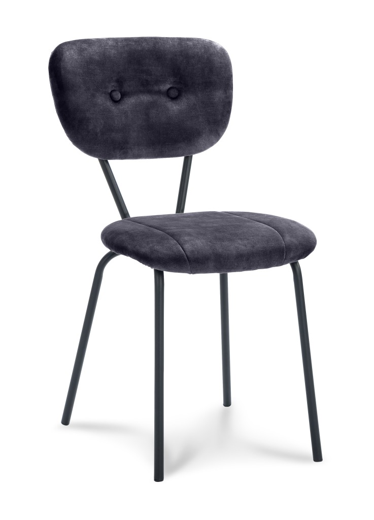 Stoel Aristo | Eetkamerstoel in Stof Adore | Sierknopen | 4 Kleuren - Hunter