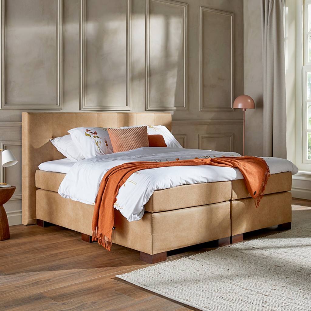 Boxspring MAGNA Jeep | Hoofdboord & Topper | Met 7-Zone Pocketvering | Nederlandse Kwaliteit - Liver 10 - 140x200