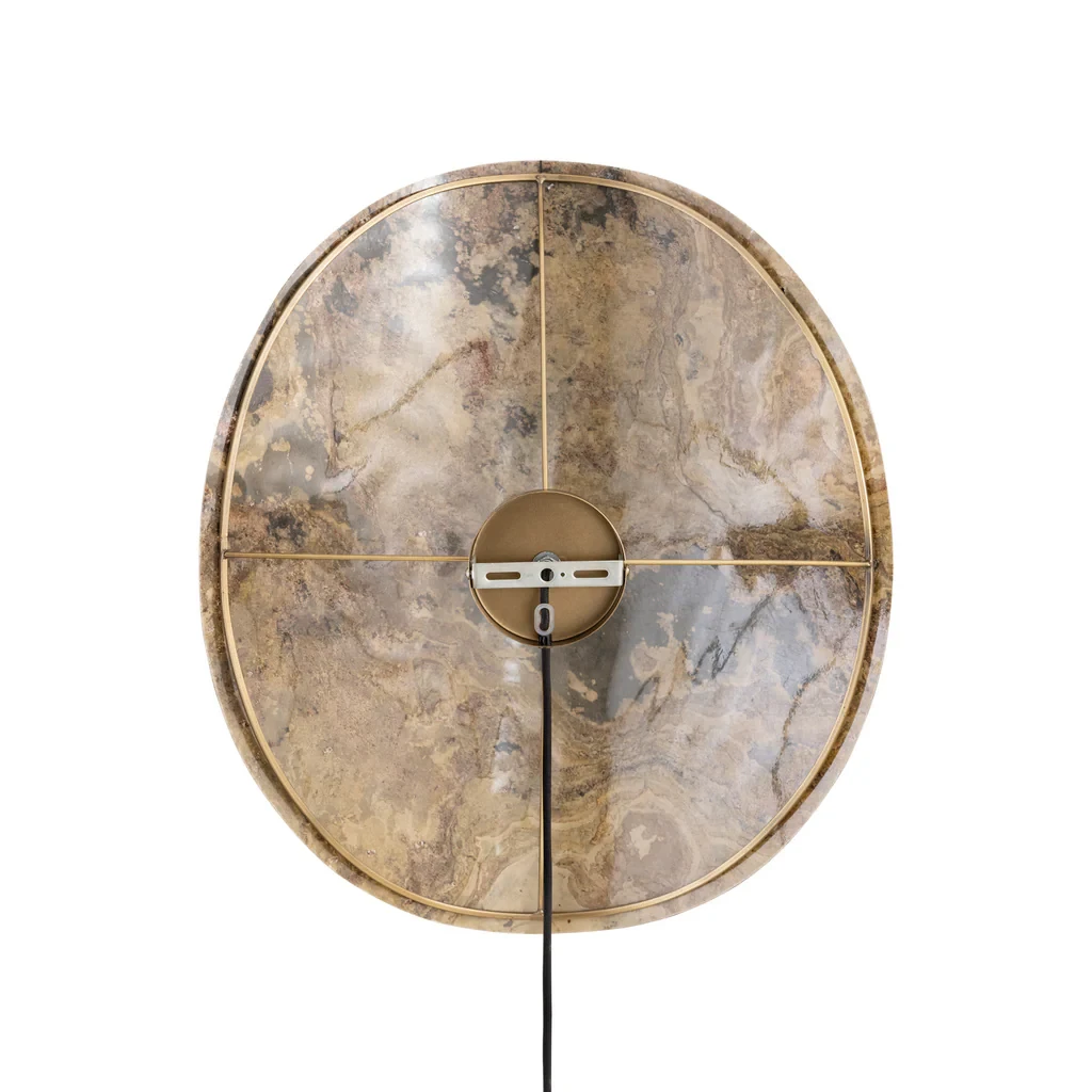 Hen Wandlamp | Large | Natuursteen Fineer | 23x51x61 cm