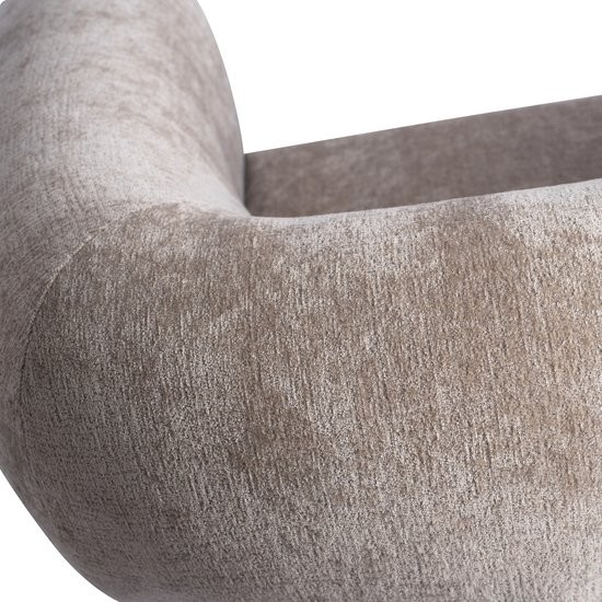 Elefan Cream Fauteuil | Ronde Armleuningen | 77x106x75 cm