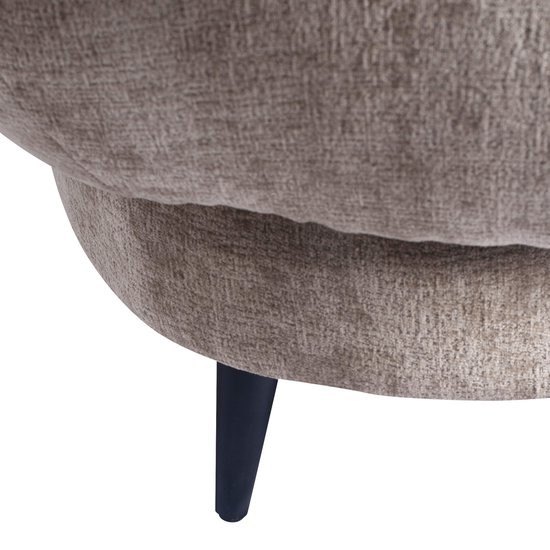 Elefan Cream Fauteuil | Ronde Armleuningen | 77x106x75 cm