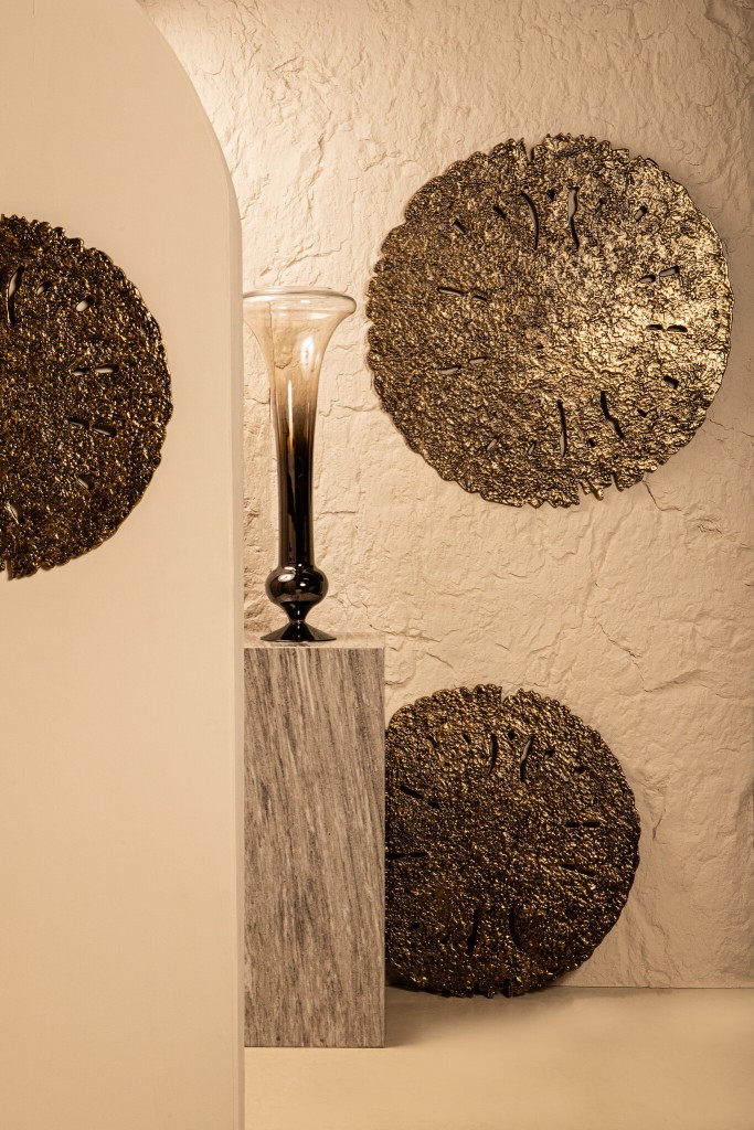 Sandee Gold Aluminium Wandpaneel | Sun Burst S