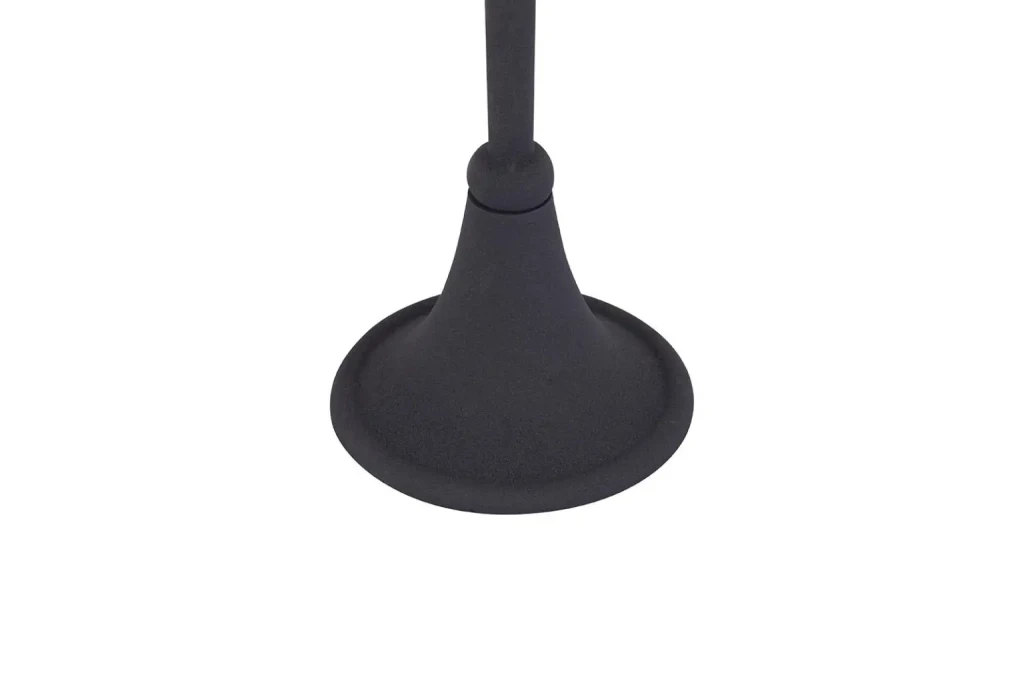Zival Kaarsenhouder | Zwart Aluminium Rond Hoog 80 cm