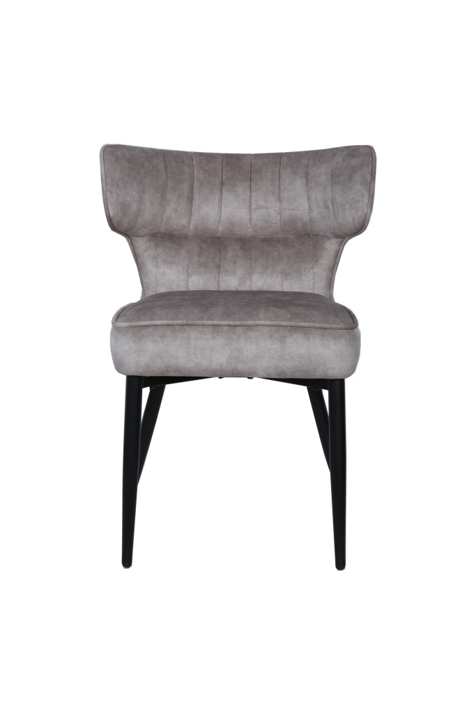 Zinno Cream Dining Chair | Luxuriöser Esszimmerstuhl mit Stoffbezug