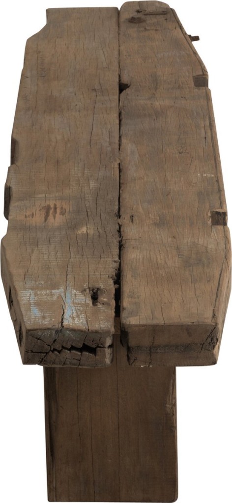 J-Line Brut Bank Gerecycled Hout | Bruin 190x38x46 cm