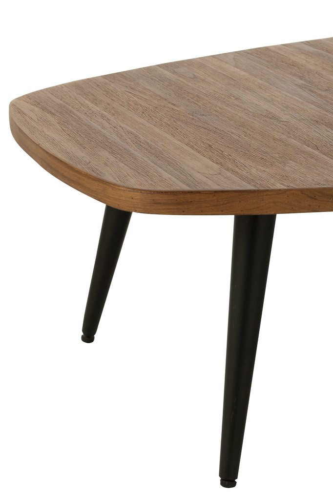 J-Line Salontafel Rechthoekig | Gerecycled Teak Naturel | 120×70×30 cm
