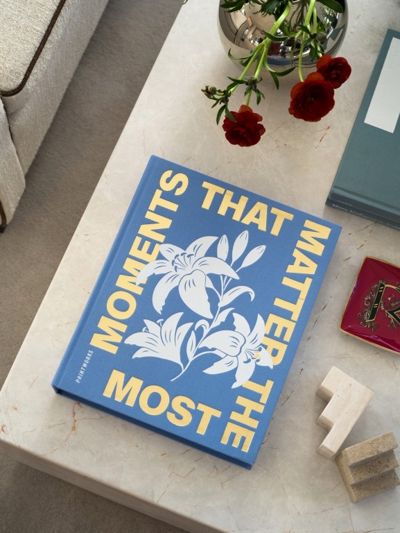Printworks Fotoalbum Moments that Matter the Most | Blauw, 30 Pagina’s