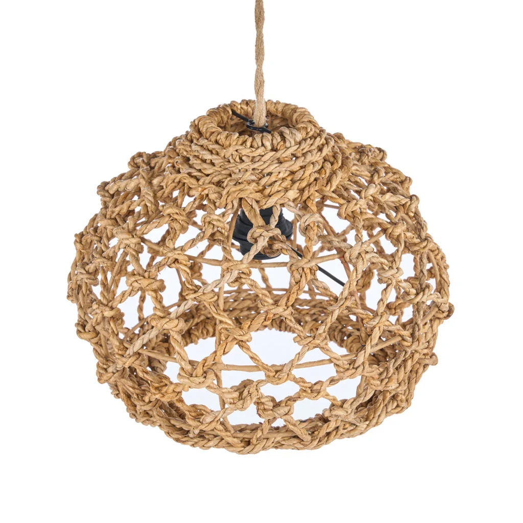 Banara Hanger | Naturel  Handgemaakte Bananenblad | Pendel 35x27 cm