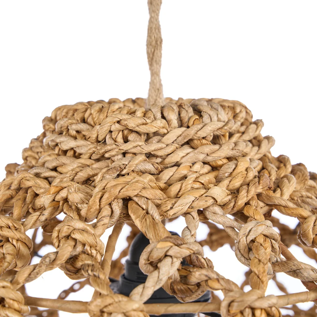 Banara Hanger | Naturel  Handgemaakte Bananenblad | Pendel 35x27 cm