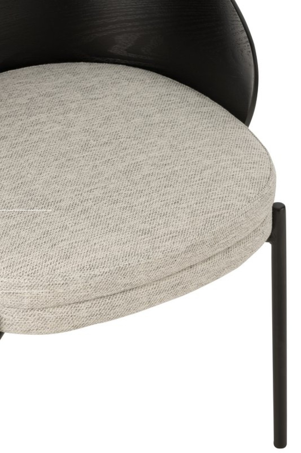 J-Line Chair Lone Plywood/Metal Black/Grey