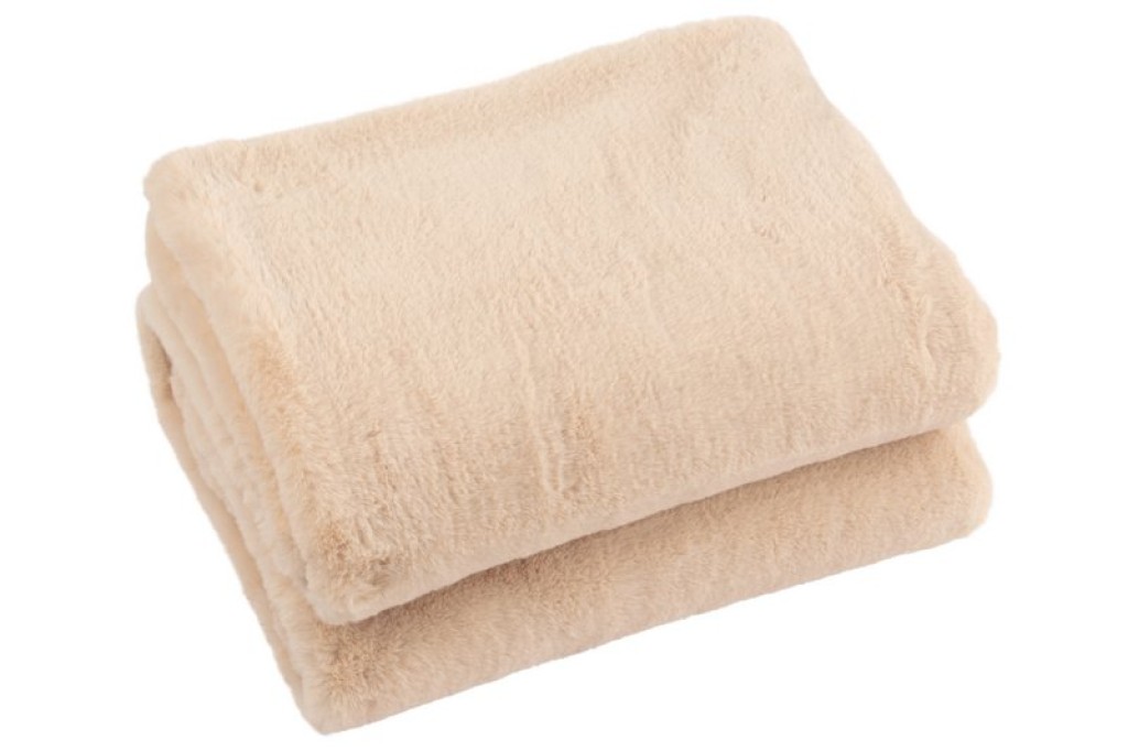 J-Line Plaid Cutie Polyester Licht Camel