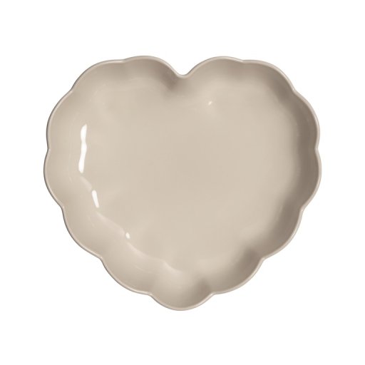Emile Henry Madeleine Taartvorm hart gegolfd - 265x245x65mm - Argile