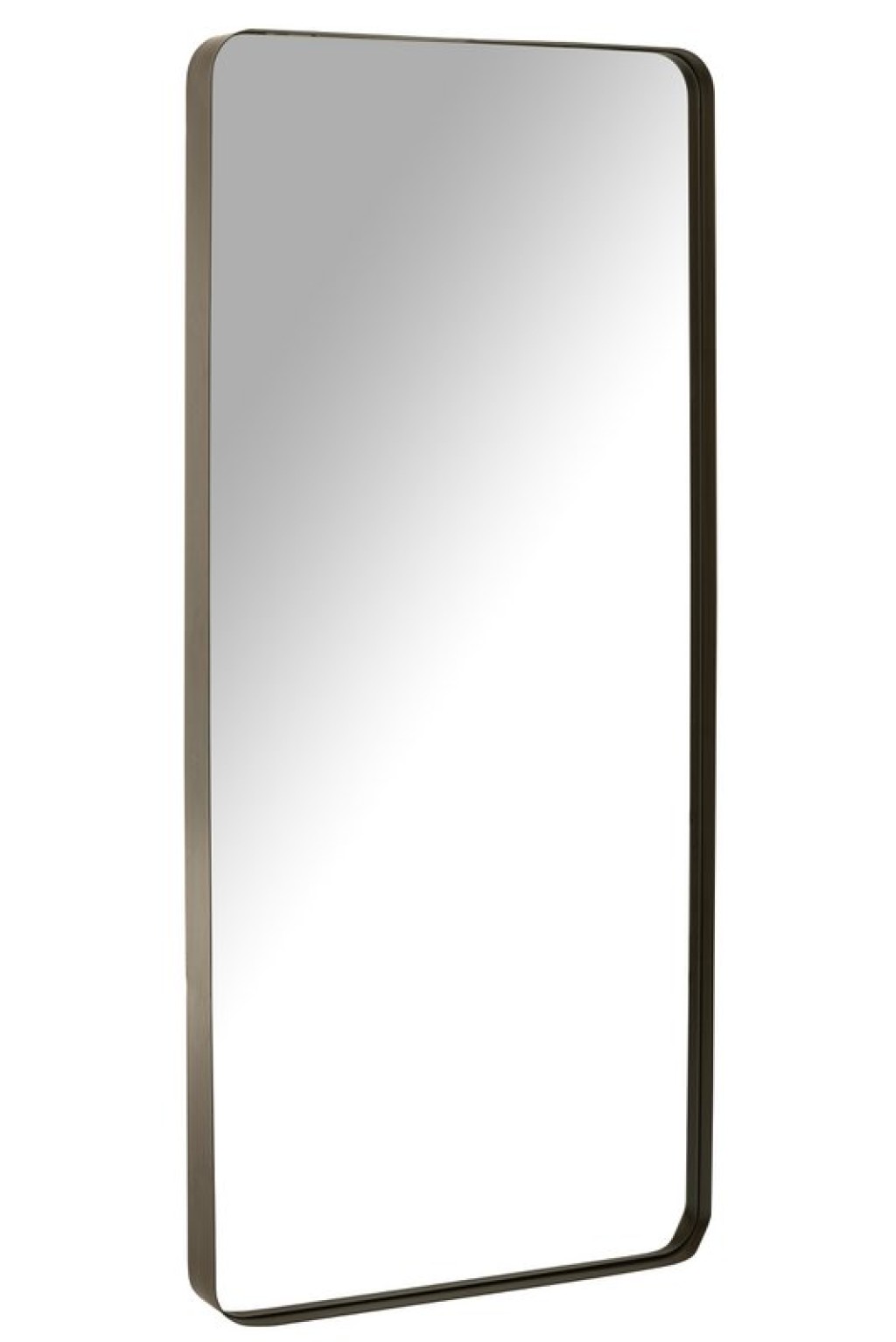 J -Line Spiegel Markus - Metal/Glass - Black - Large - 180 x 80 cm