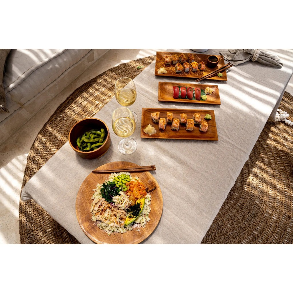 The Teak Root Round Plate - L