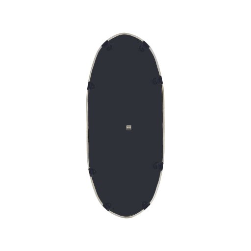 Limera Brass Alu Oval Mirror Irregular Border S