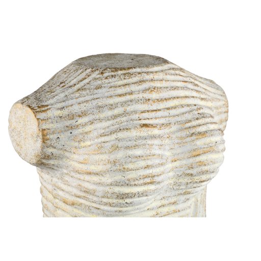 Sophi White Cement Women Shaped Statue Curved L