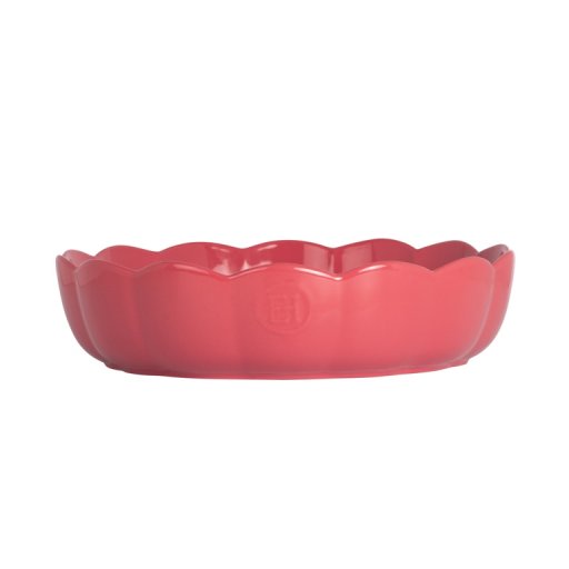 Emile Henry Madeleine Schaal rond gegolfd - Ø270mm - H 65mm - Rose Candy