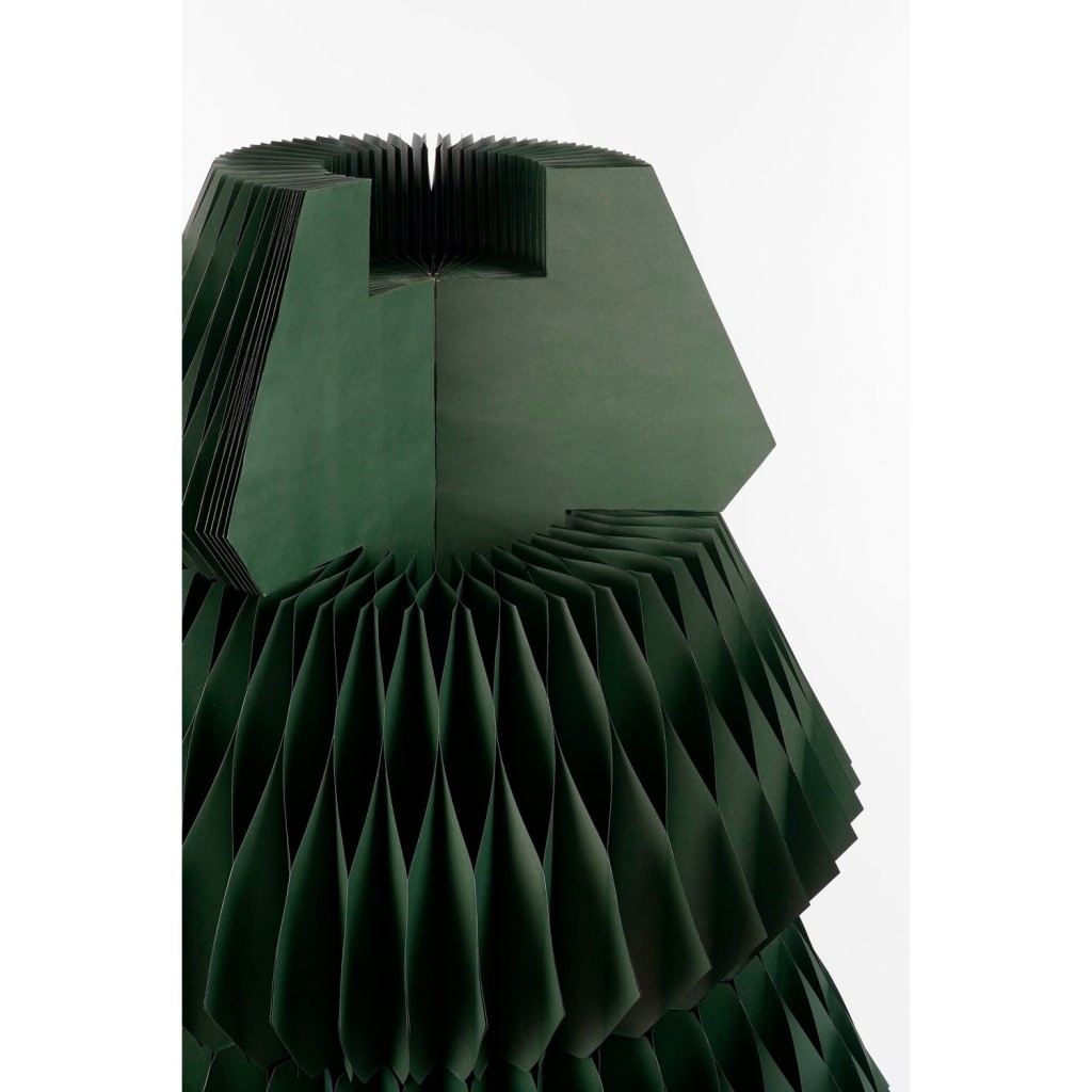 Decoratie Kerstboom - H212 x Ø120 cm - Papier - FSC Mix - Groen