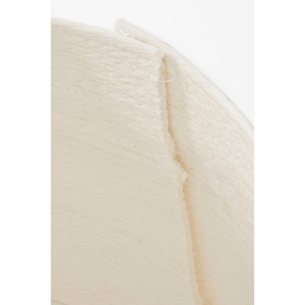 Kerstboomrok met Hart - L50 x B50 x H26 cm - Papier, Vilt - Wit, Zwart